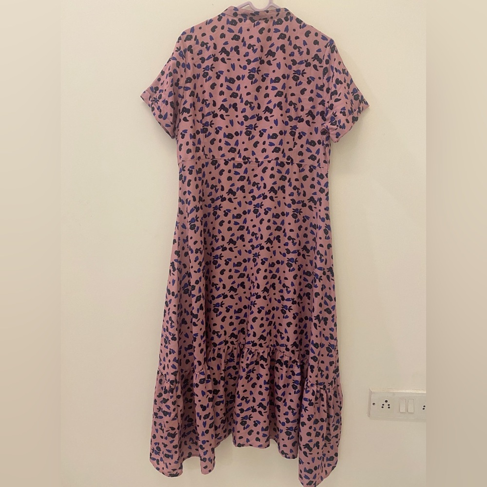 Pink leopard print maxi dress - Picture 7 of 8